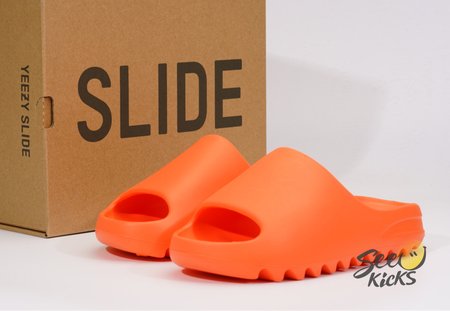 Yeezy SLIDE "Enflame Orange" (Run smaller, please choose a bigger size) 38-48
