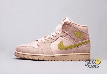 Air Jordan 1 Mid Coral Gold 36-46