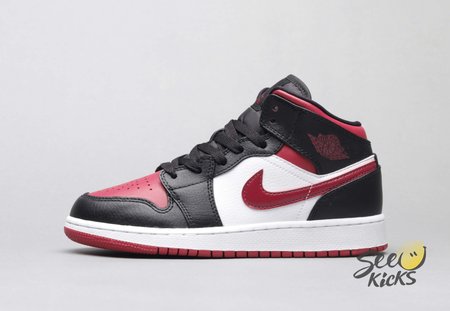 Air Jordan 1 Mid Bred Toe 36-46