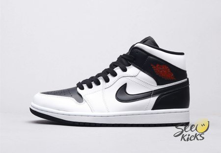 Air Jordan 1 Mid Reverse Black Toe 40-46