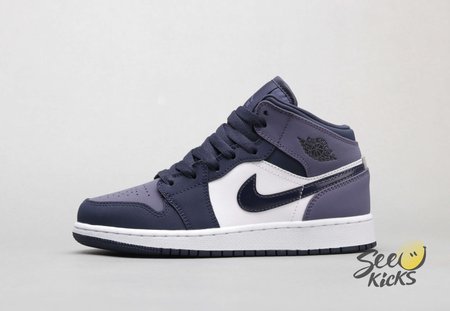 Air Jordan 1 Mid Obsidian Sanded Purple 36-46