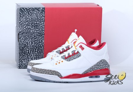 Air Jordan 3 Retro Cardinal Red Size: 40-47.5