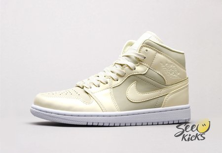 Air Jordan 1 MidGoose Feather Yellow 36-46