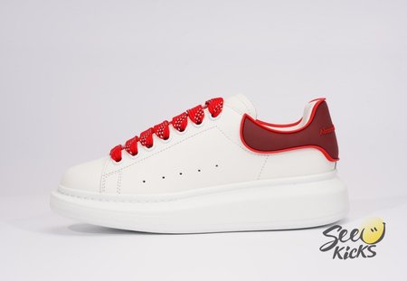 Alexander McQueen Oversized white Red SIZE: 35-45