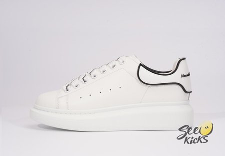 Alexander McQueen Oversized white Black SIZE: 35-45