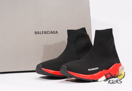 Balenciaga Speed LT SNEAKER Black Red Crystal SP36-45