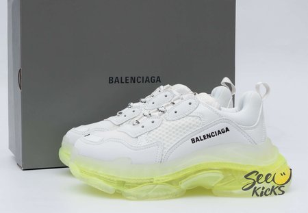 Balenciaga Triple S Clear Sole White Fluo Yellow 35-45