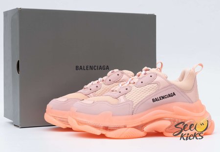 Balenciaga Triple S Orange Clear Sole 35-39