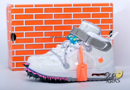 off-white x Air force 1 Mid White Size 40-47.5