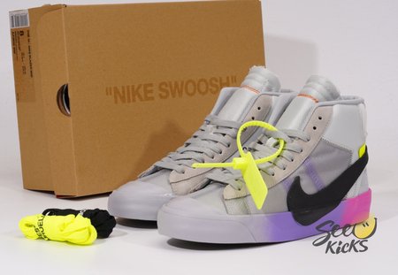 Off-White x NK Blazer Mid "Grey Serena" SIZE 36-46