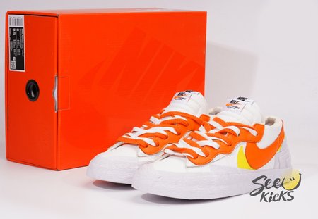 NK x Sacai Blazer Low "White Magma Orange" 36-46