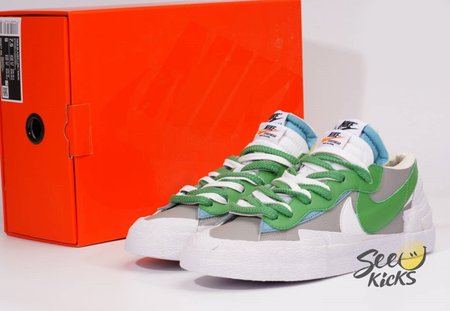 NK x Sacai Blazer Low "Medium Grey Classic Green" 36-46