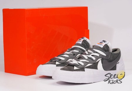 NK x Sacai Blazer Low "Dark Grey" 36-46