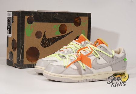 OFF WHITE X NIKE Dunk Low The 50 (NO.43)Size: 36-47.5