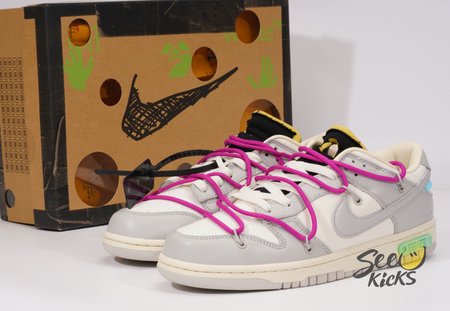 OFF WHITE X NK Dunk Low "The 50" (NO.30) SIZE: 36-47.5