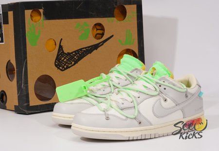 OFF WHITE X NK Dunk Low "The 50" (NO.07) SIZE: 36-47.5