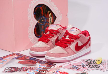 Strangelove x Nike SB Dunk Low Pro QS Valentine's Day Limited SIZE: 36-46
