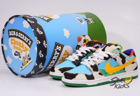 Nike SB Dunk Low Ben & Jerry's Chunky Dunky (With Special Barrel Box) 36-46