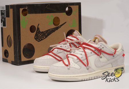 OFF WHITE X NK Dunk Low "The 50" (NO.33) size 36-47.5 available