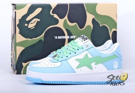 Bape Sta Low Pastel Blue Size 36-45