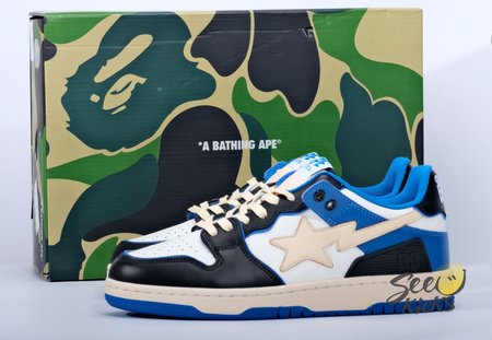 Bape Sk8 Sta Balck Blue Size 36-45