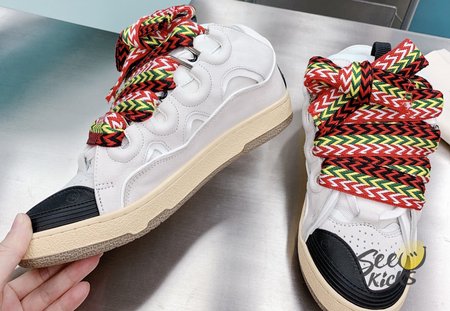 LANVIN Curb sneakers white DRA2-A2000 Size 35-45