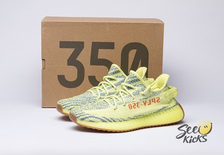 adidas Yeezy Boost 350 V2 Semi Frozen Yellow B37572 Size 36-48