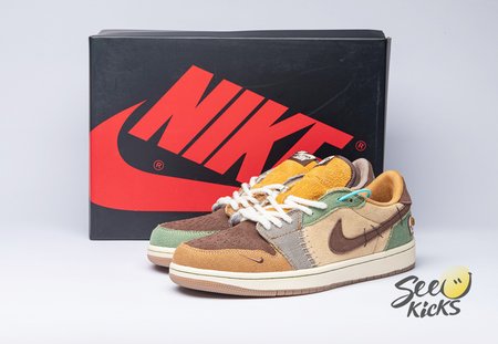 Jordan 1 Retro Low OG Zion Williamson Voodoo DZ7292-200 Size 36-46