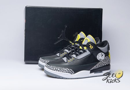 Jordan 3 Retro Oregon Ducks Pit Crew Black HO11-MNJDLS-5 Size 40-47.5