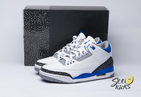 Jordan 3 Retro Racer Blue CT8532-145 Size 40-47