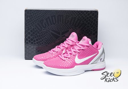 Nike Kobe 6 Kay Yow Think Pink 429659-601 Size 40-48
