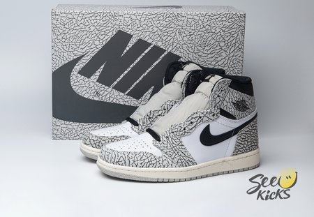 Jordan 1 Retro High OG White Cement DZ5485-052 Size 40-47.5