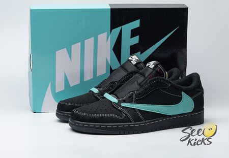 Travis Scott Air Jordan 1 Low Tiffany Phantom Custom DM7866-311 36-47.5