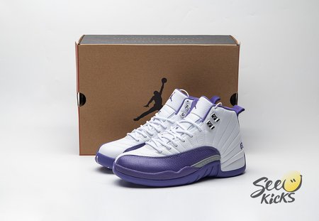 Air Jordan 12 White Purple Size 40-47.5