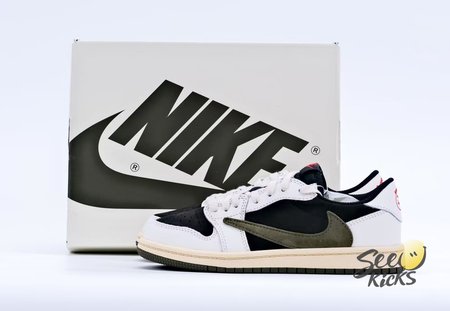 Travis Scott x Air Jordan 1 Low Olive (child) Size 27.5-35