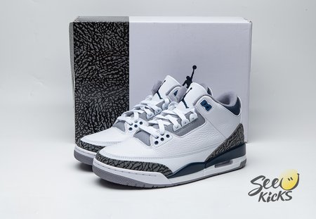 Jordan 3 Retro Midnight Navy Size 40-47.5