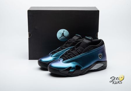 Air Jordan 14 Low Love Letter Mineral Teal Size 40-47.5