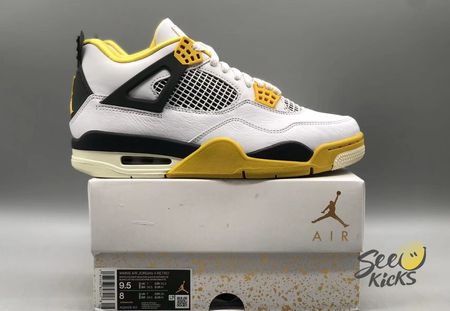 Air Jordan 4 Retro 'Vivid Sulfur'AQ9129-101 size US4-US13