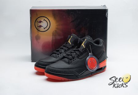 Jordan 3 Retro J Balvin Rio FN0344-001 Size 40-48.5