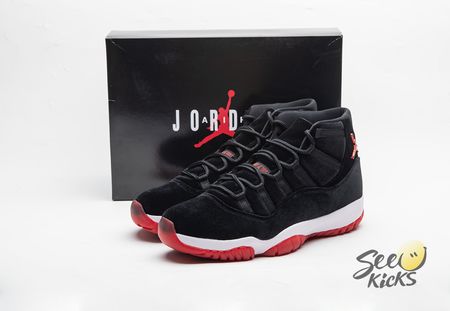 Air Jordan 11 WMNS Bred Velvet Rumored to Release Holiday 2024 DB5457-061 Size 36-47.5
