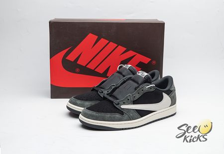 Travis Scott X Air Jordan 1 Low OG SP Grey Black Cream Size 36-47