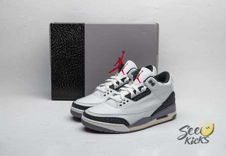 Jordan 3 Retro Cement Grey CT8532-106 Size 40-47.5