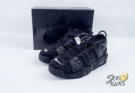 Nike Air More Uptempo Supreme Suptempo Black 902290-001 Size 40-47.5