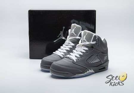 Jordan 5 Retro Wolf Grey 136027-005 Size 40-47.5