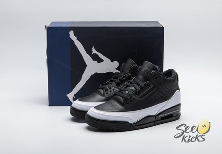 Jordan 3 Retro Fragment Black DA3595-001 Size 40-48.5