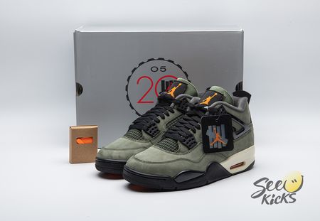 Jordan 4 Retro OG SP Undefeated IB1519-200 Size 40-48.5