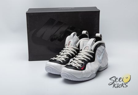 Nike Air Foamposite Pro White Black University Red 624041-103 Size 38.5-46