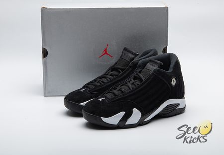 Jordan 14 Retro Black White 487471-016 Size 40.5-48.5