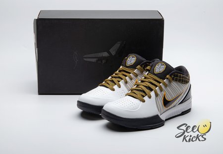 Nike Kobe 4 Protro White Black Del Sol AV6339-101 Size 40-48.5