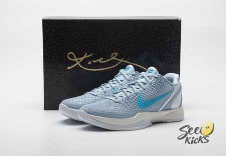 Nike Kobe 6 Protro Caitlin Clark Light Armory Blue IO3672-400 Size 40-48.5